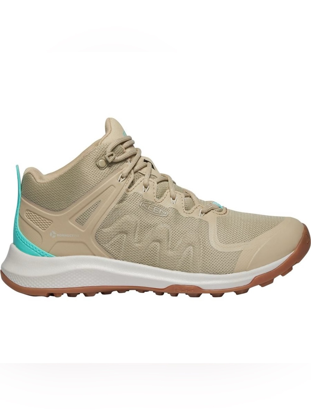 NEW Keen Explore Vent Mid Boot Hiking Sneaker Tan High Top Womens 10